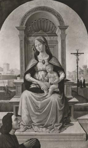 Bayerische Staatsgemäldesammlungen Fotothek — Bartolomeo di Giov. Maria mit dem Kinde — insieme